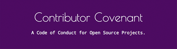 A purple logo for Contributor Covenant