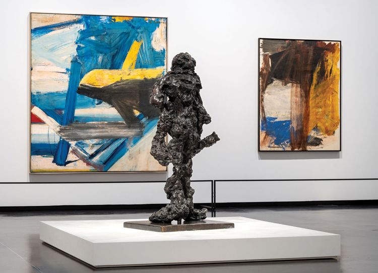 works by Willem De Kooning in a museum