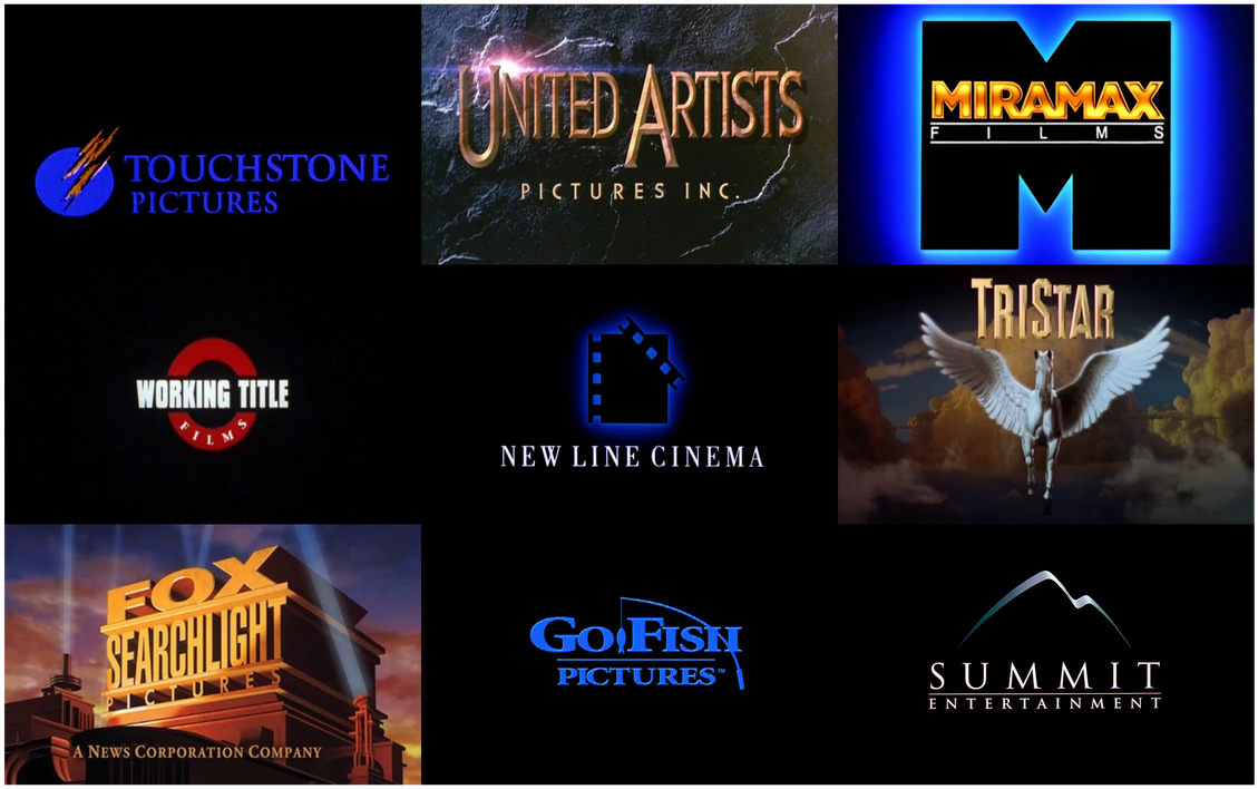 The logos for several movie studios, including Miramax and MGM