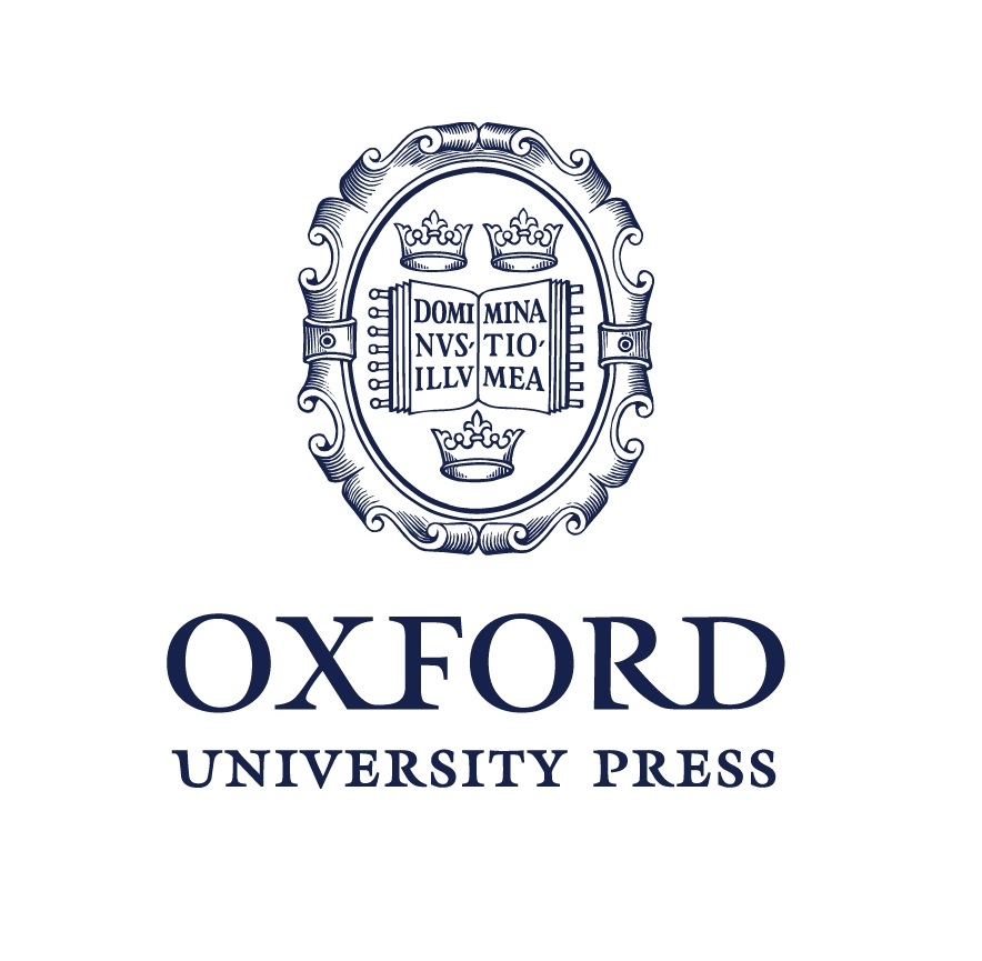 the logo for Oxford University Press